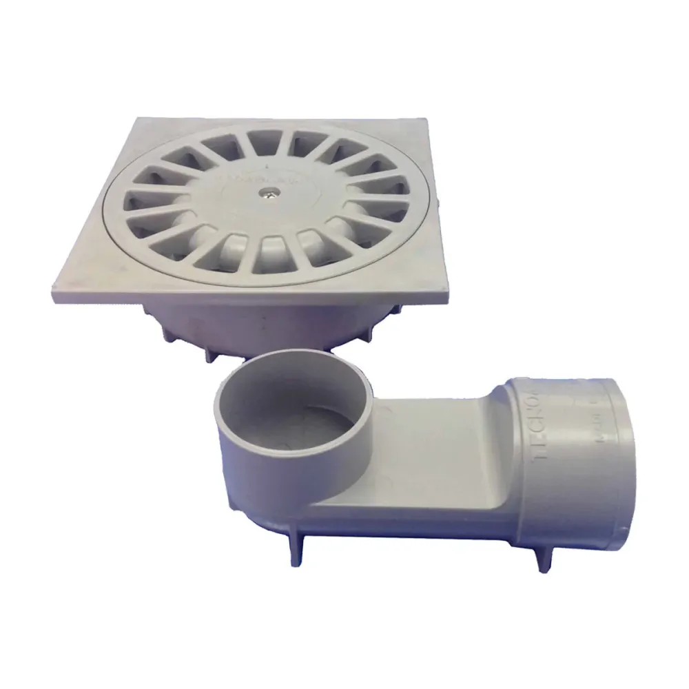 Scarico Tecnoagua t-88 vh PVC 25 x 25 x 7 cm Ø 11 - 9 cm