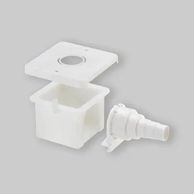 Scatola Ad Incasso Per Gomiti Flangiati 90X90 Mm