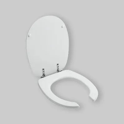 Sedile Aperto "Kela" Bianco Poliestere 38X44 Cm