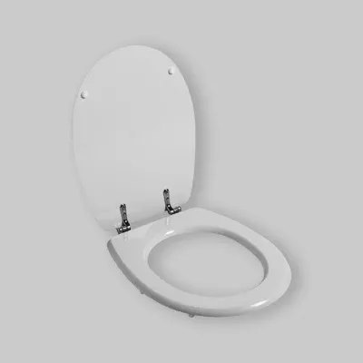Sedile Chiuso "Kela" Bianco Poliestere 38X44 Cm