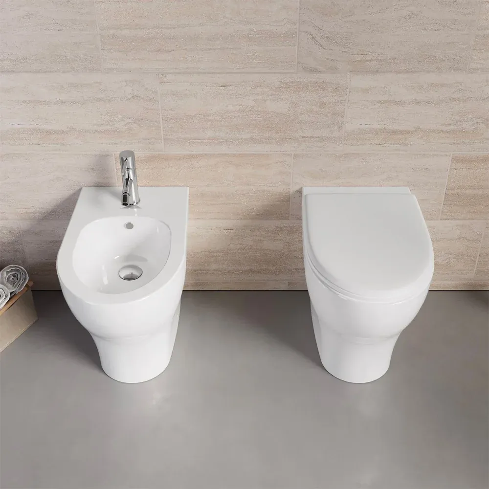 Sedile Colato Pratika Bianco - Chiusura Normale
