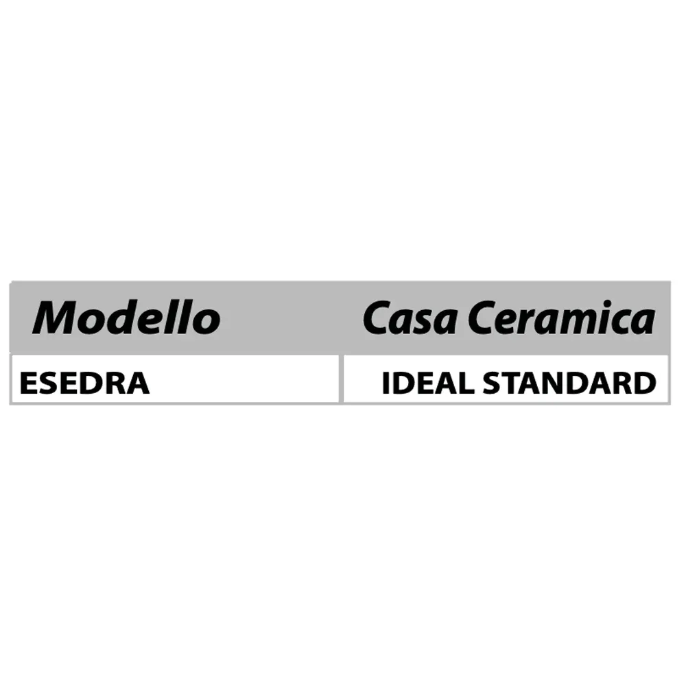 Sedile Colato Verbena Bianco