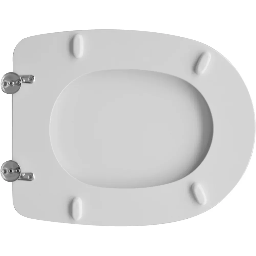 Sedile Mdf Poliesterato Afrodite Bianco - Chiusura Normale