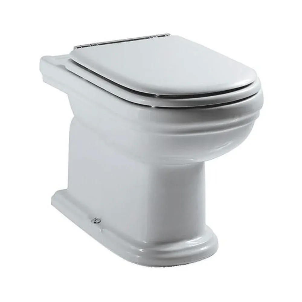 Sedile Mdf Poliesterato Calla Bianco - Chiusura Normale