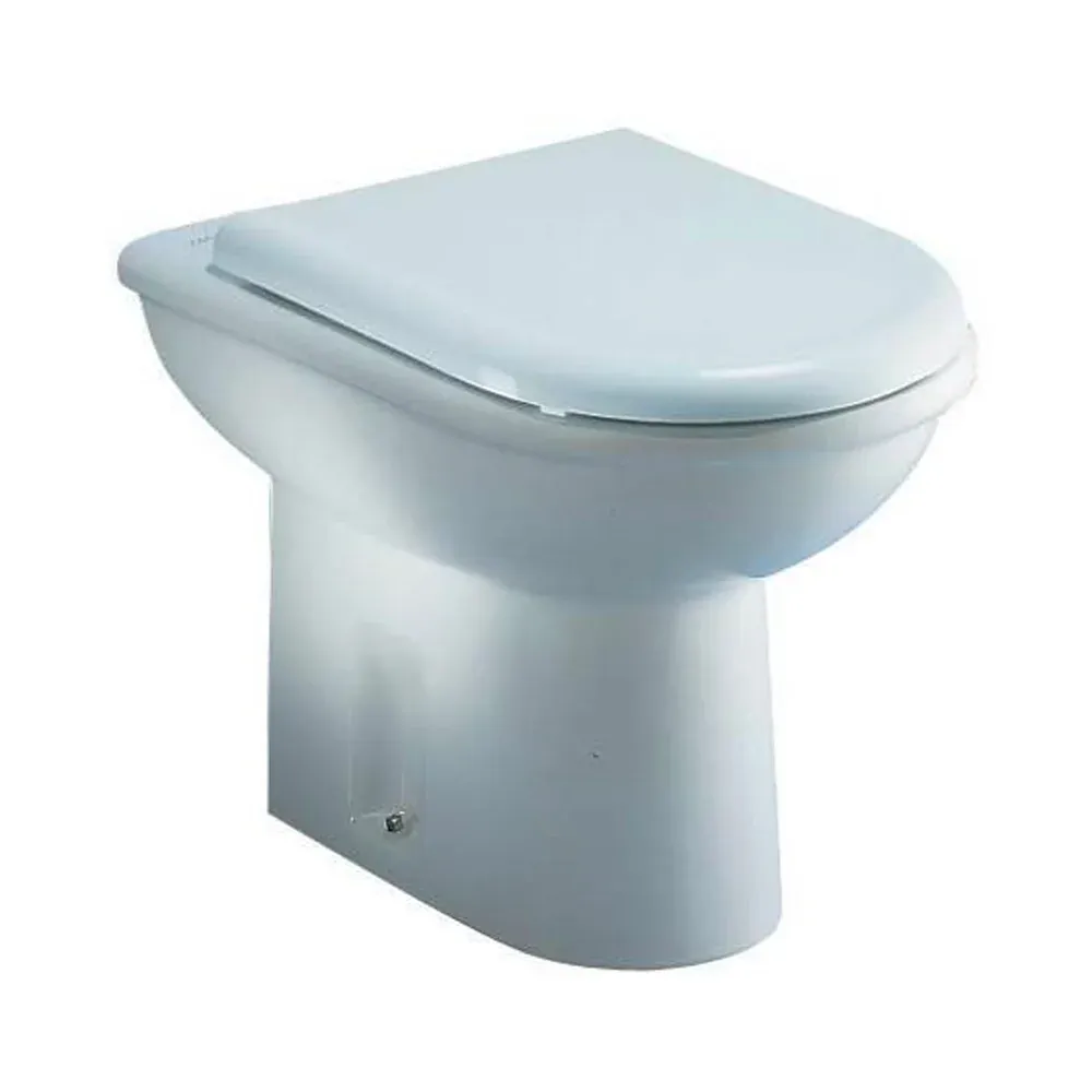 Sedile Mdf Poliesterato Clodia Bianco - Chiusura Normale
