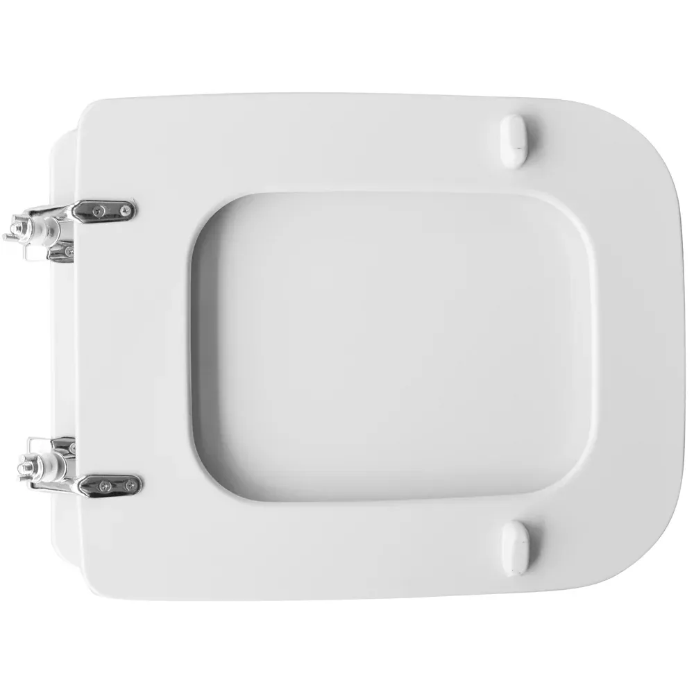 Sedile Mdf Poliesterato Conca Bianco - Chiusura Normale