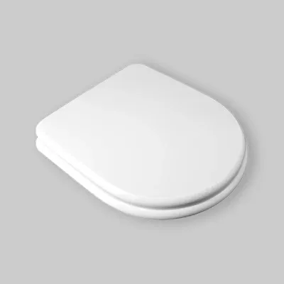 Sedile Mdf Poliesterato Esedra Bianco - Chiusura Normale