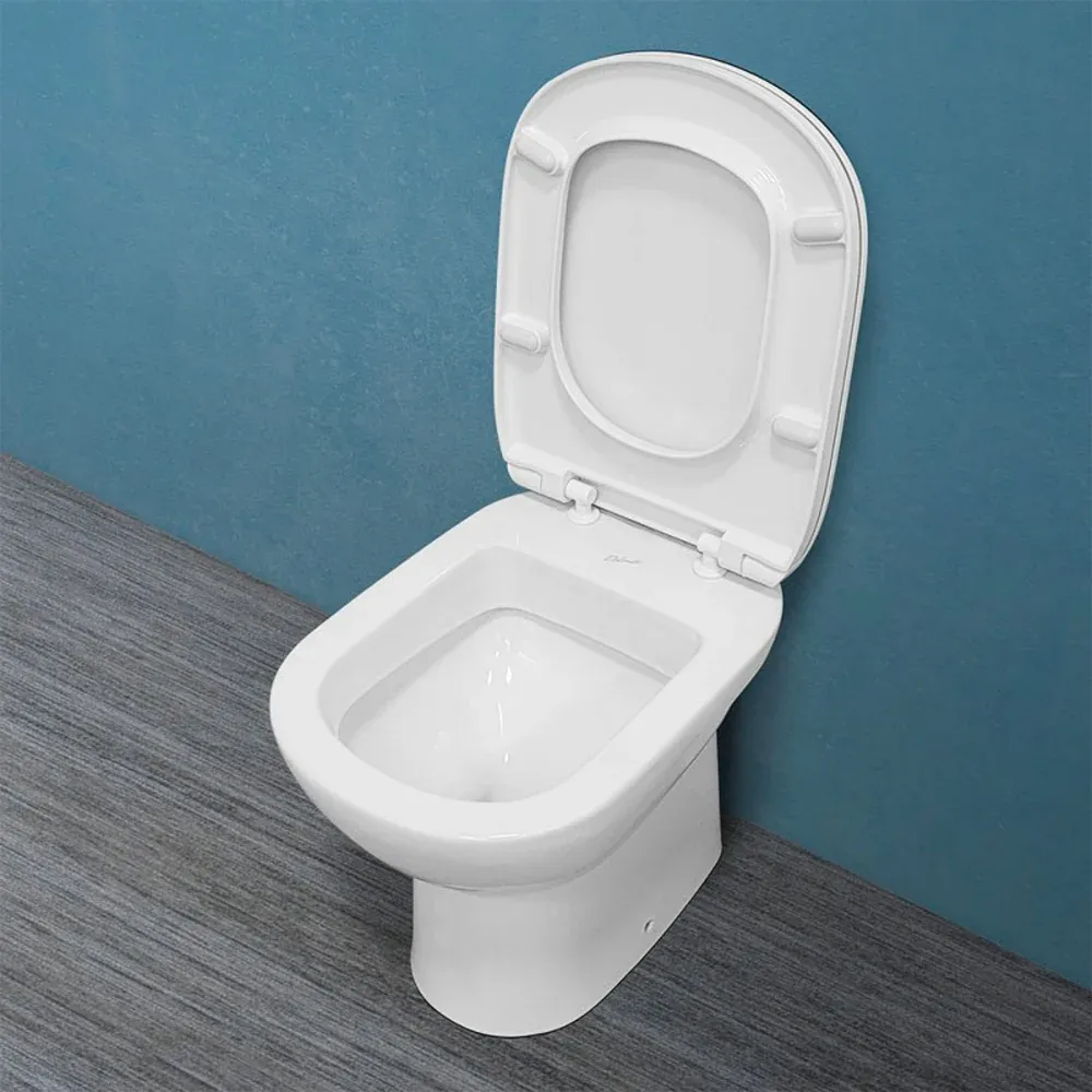 Sedile Mdf Poliesterato Gemma 2 Bianco - Chiusura Normale