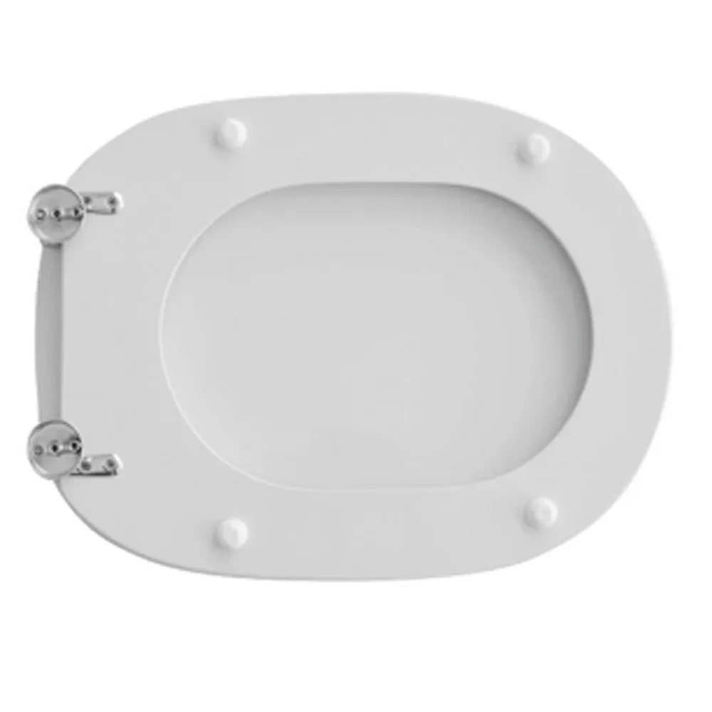 Sedile Mdf Poliesterato Linda Bianco - Chiusura Normale
