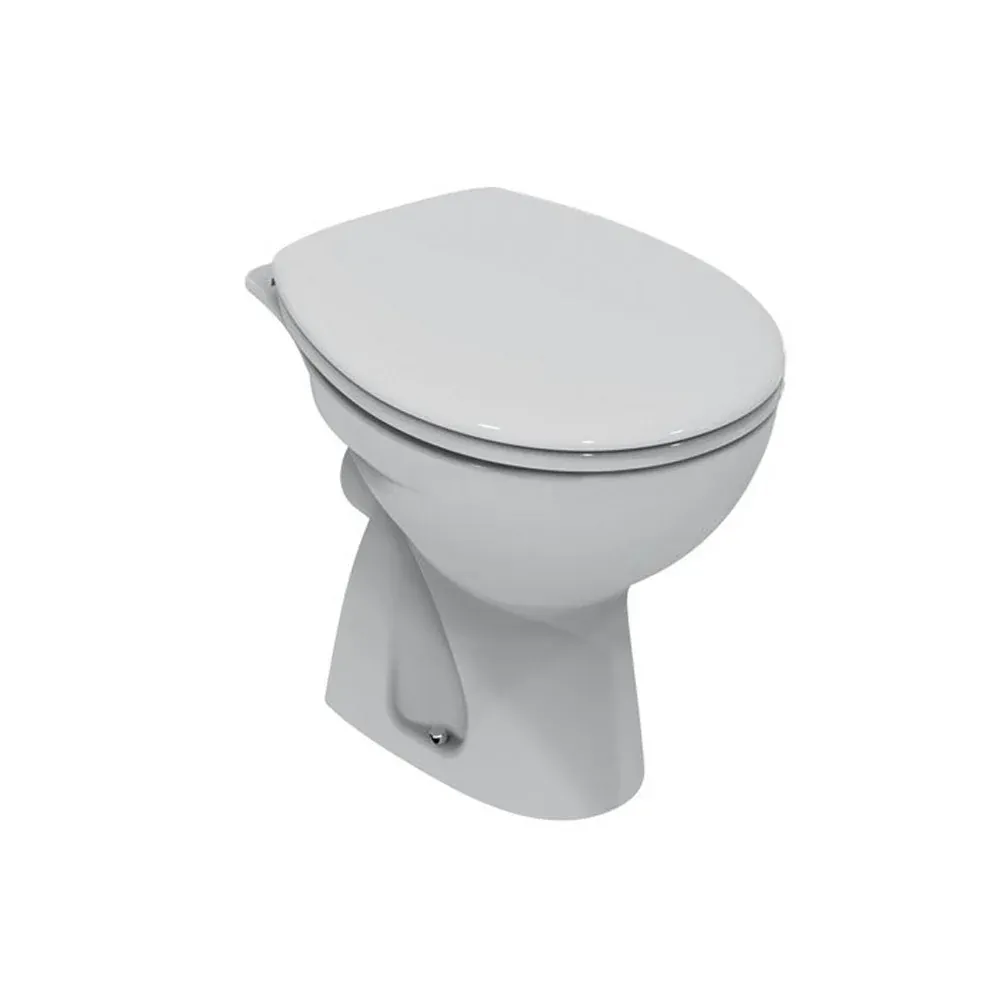 Sedile Mdf Poliesterato Quarzo Bianco - Chiusura Normale