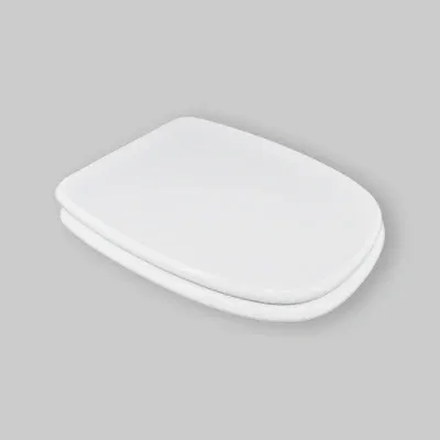 Sedile Mdf Poliesterato Square Bianco - Chiusura Normale