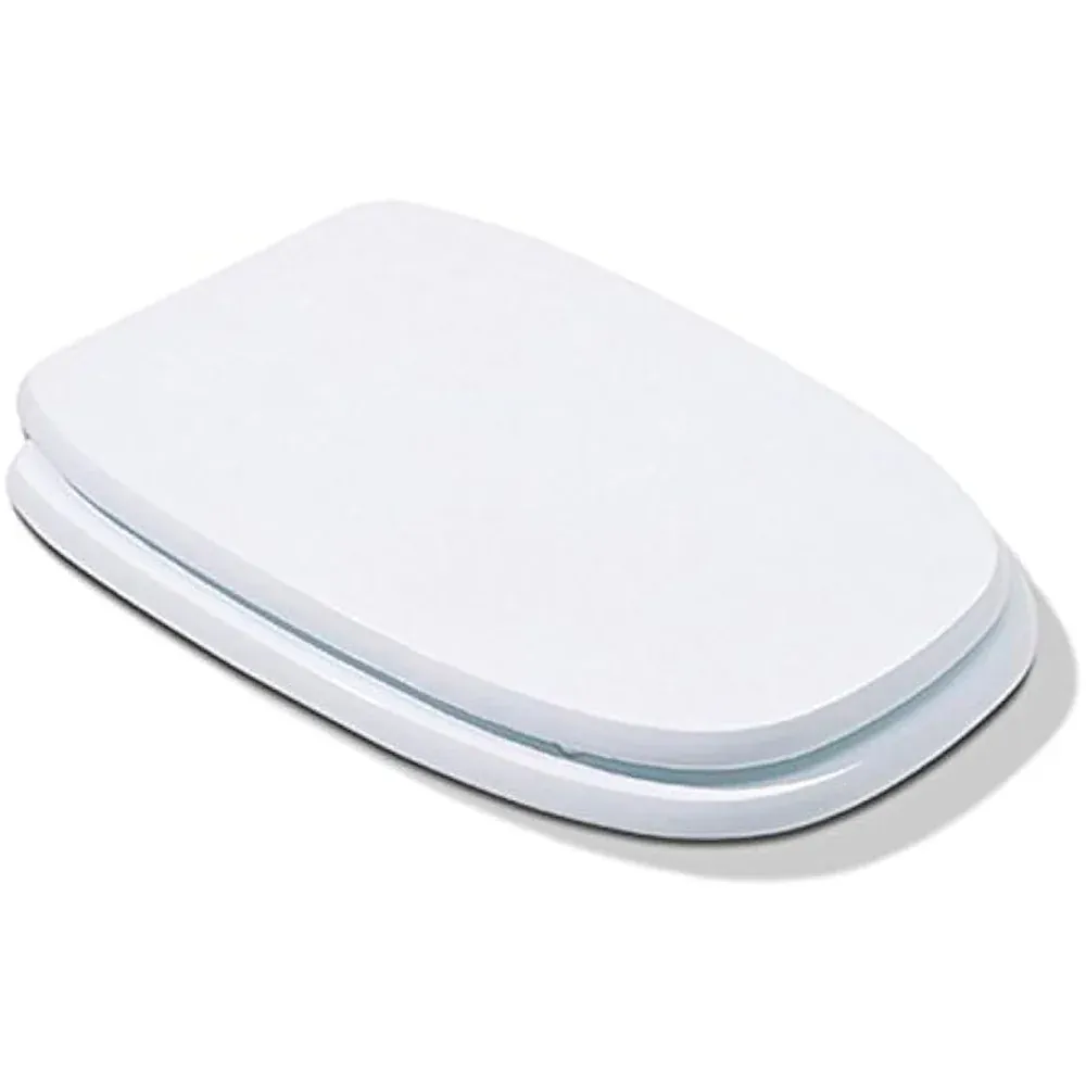 Sedile Mdf Poliesterato Square Bianco - Chiusura Normale