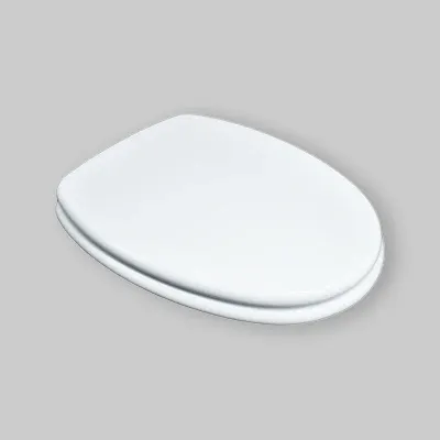 Sedile Mdf Poliesterato Zeus Bianco - Chiusura Normale