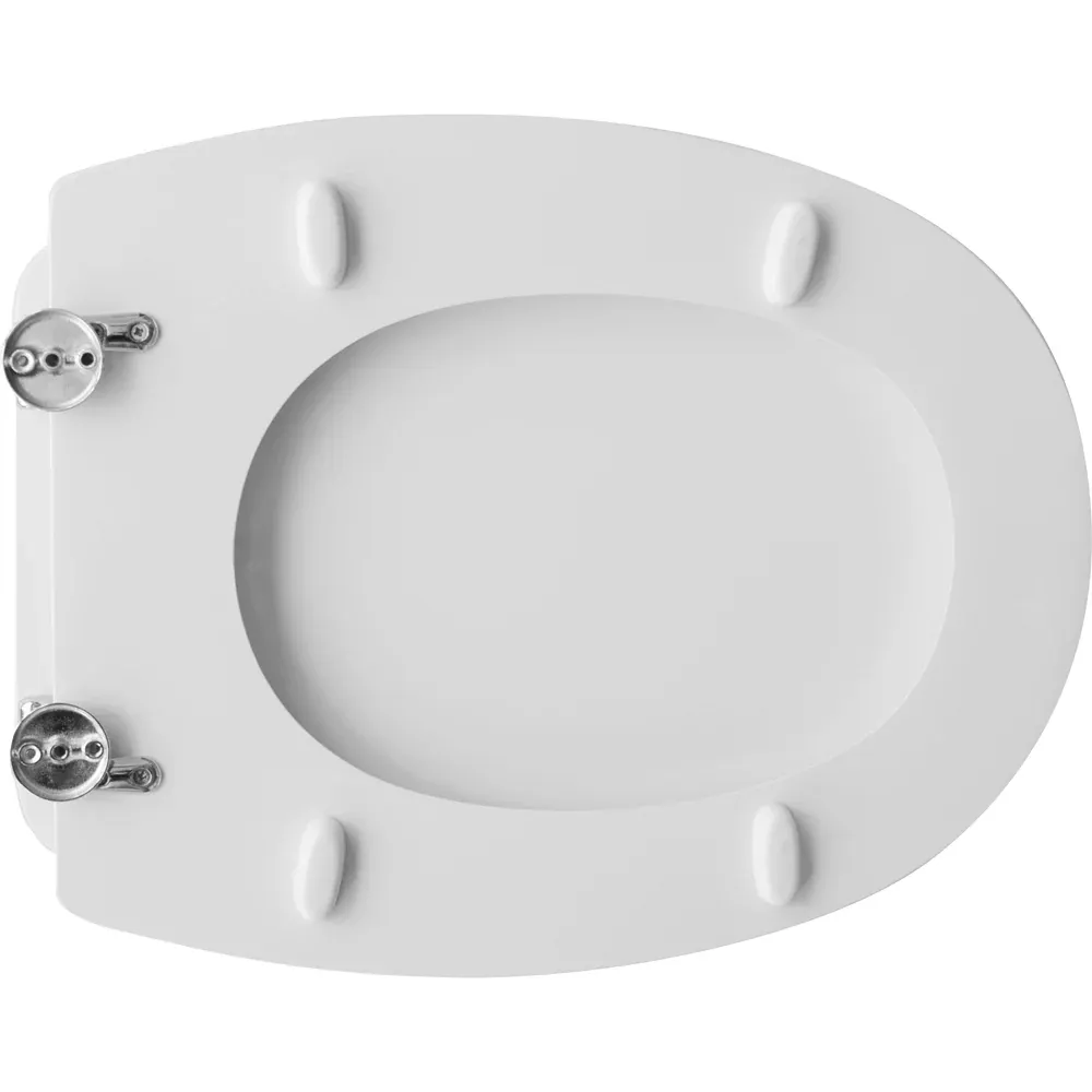 Sedile Mdf Poliesterato Zeus Bianco - Chiusura Normale