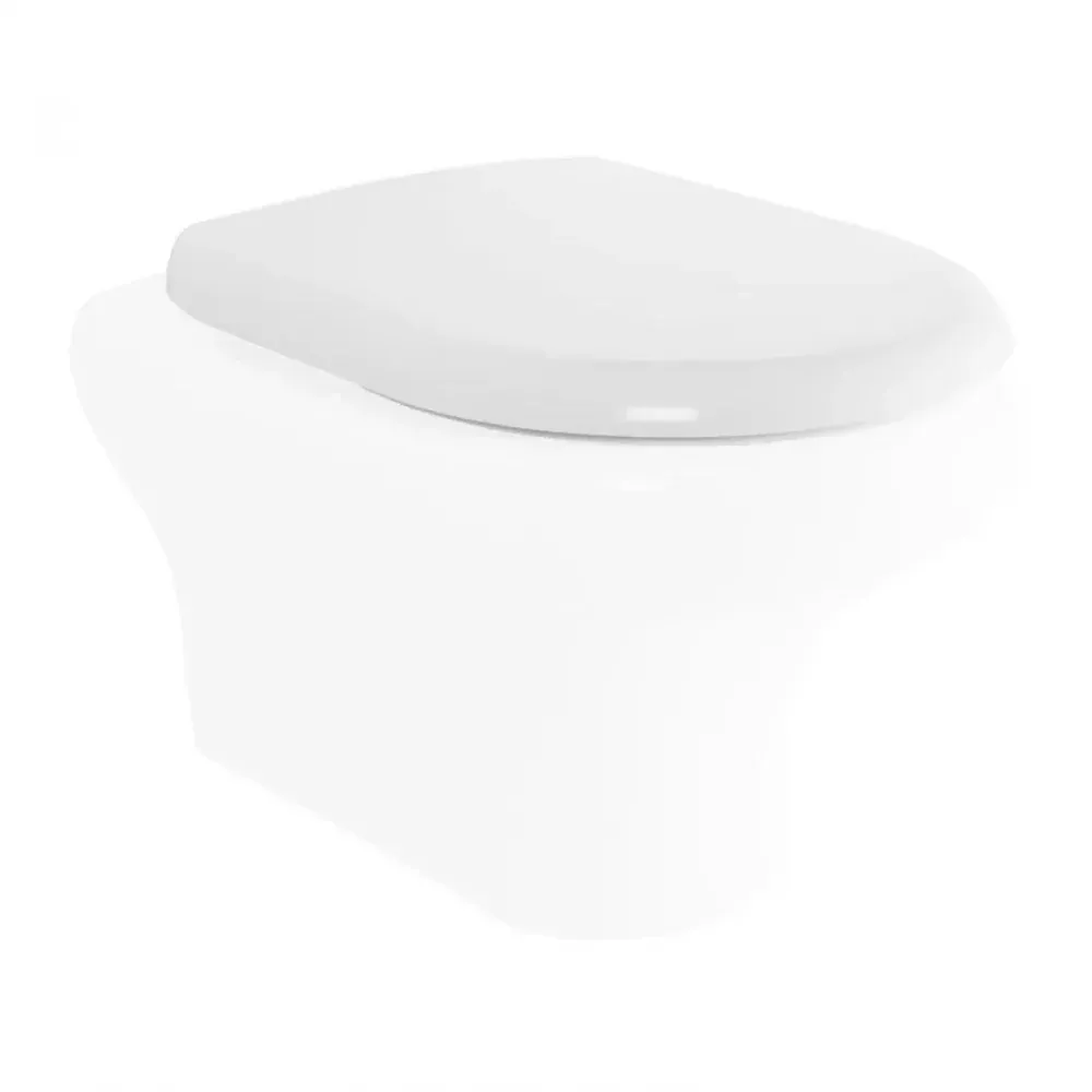 Sedile Termoindurente Compact Bianco - Chiusura Rallentata