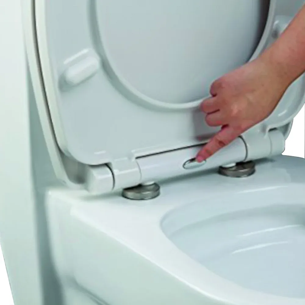 Sedile Termoindurente Universale Sgancio Rapido Bianco - Chiusura Normale