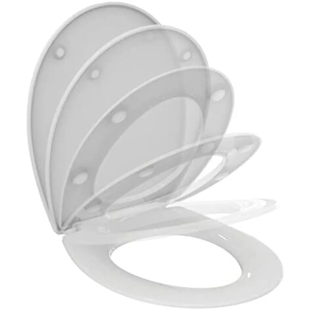 Sedile Termoindurente Universale Soft Close Bianco