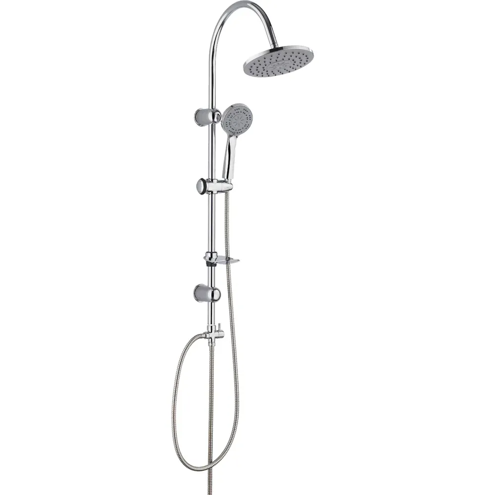 Set Colonna Doccia "Smart Tonda" Multifunzione Con Deviatore 1/2"