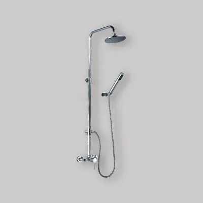 Set Colonna Doccia Telescopica "Queen" Cromo