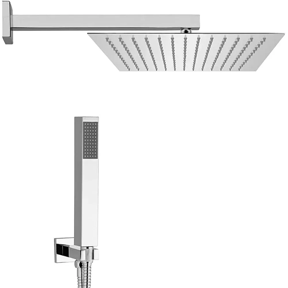 Set Doccia Cromo Quadro 200 X 200 Mm
