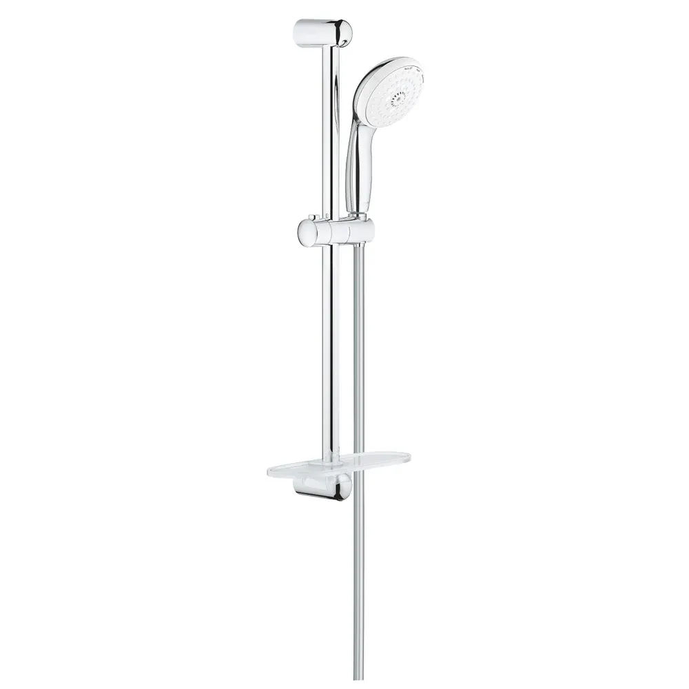 Set Saliscendi Doccia Con Portasapone Tempesta 100 3 Getti Slp Cromo
