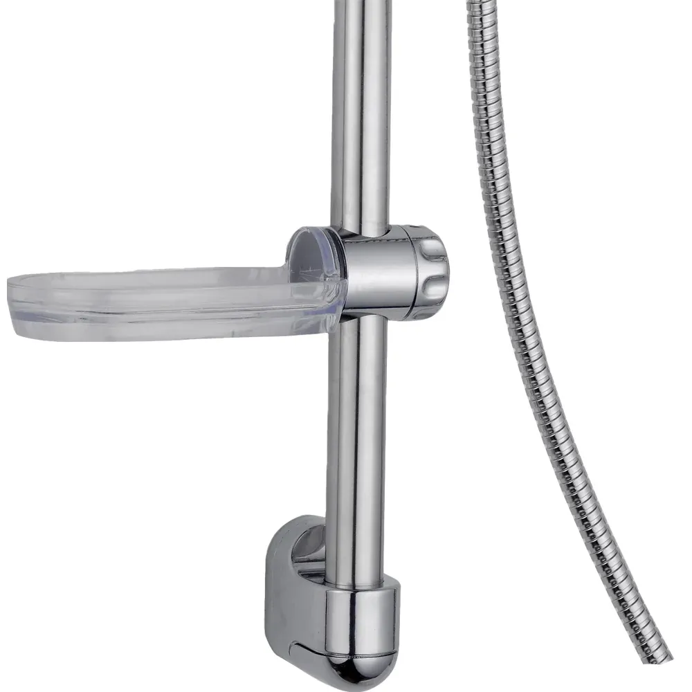 Set Saliscendi Doccia "Ginevra" Cromo 8 Getti