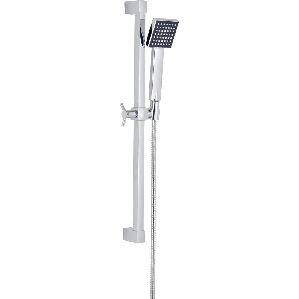 Set Saliscendi Doccia "Square" Cromo 1 Getto