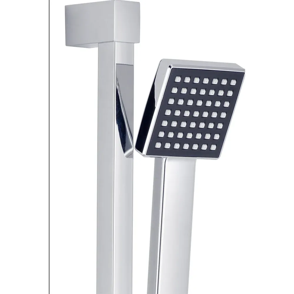Set Saliscendi Doccia "Square" Cromo 1 Getto