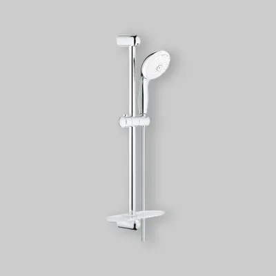Set Saliscendi Doccia Tempesta Con Portasapone 4 Getti