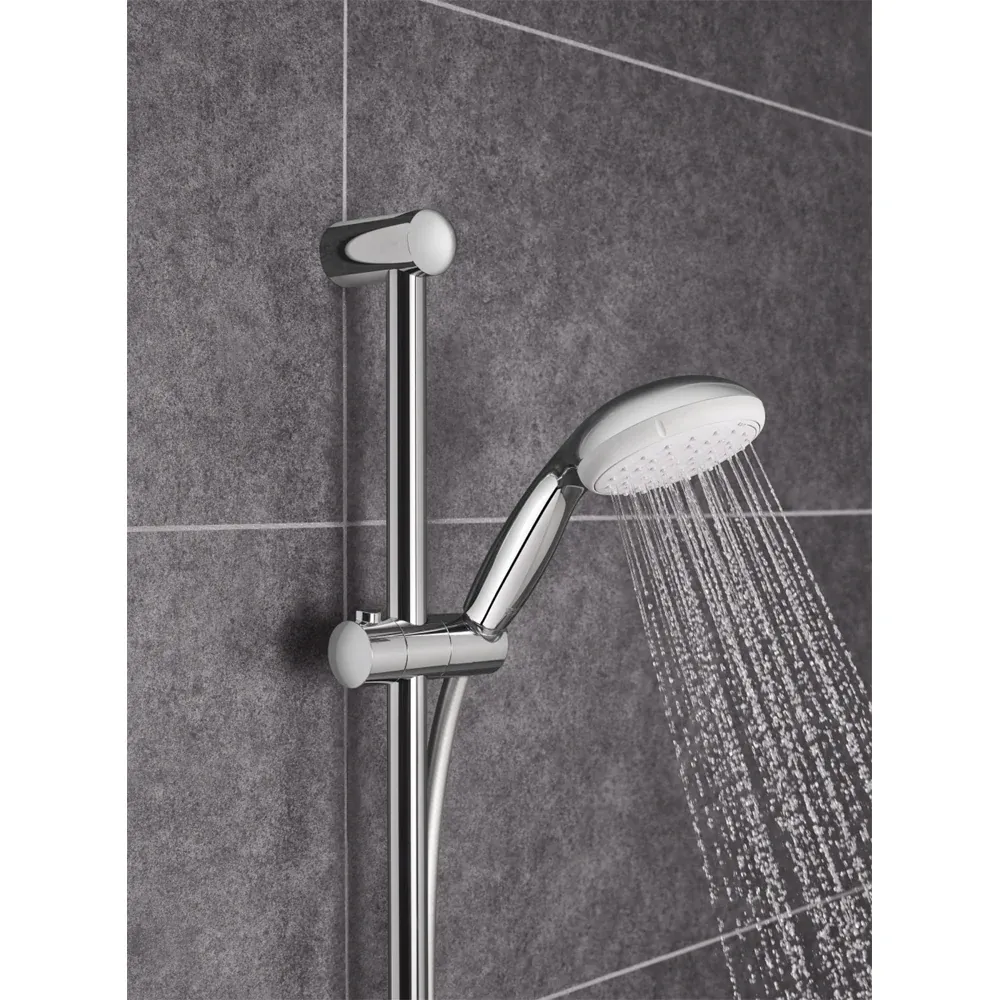 Set Saliscendi Doccia Tempesta Con Portasapone 4 Getti