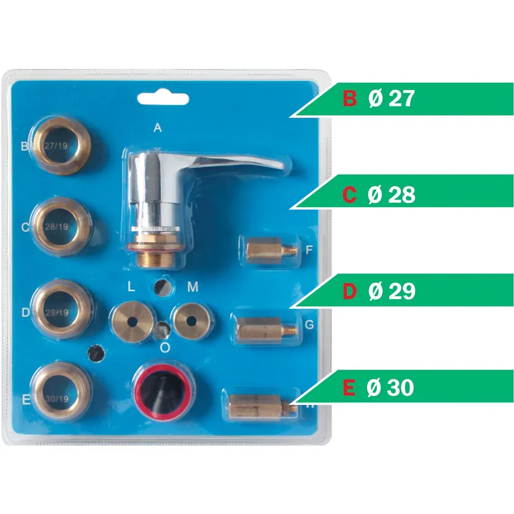Set Vitone E Maniglia Universale 10 Combinazioni