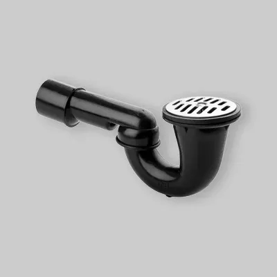 Sifone Doccia Girevole Tipo Basso "Wavin" Griglia Inox 80 Uscita 40 - 50