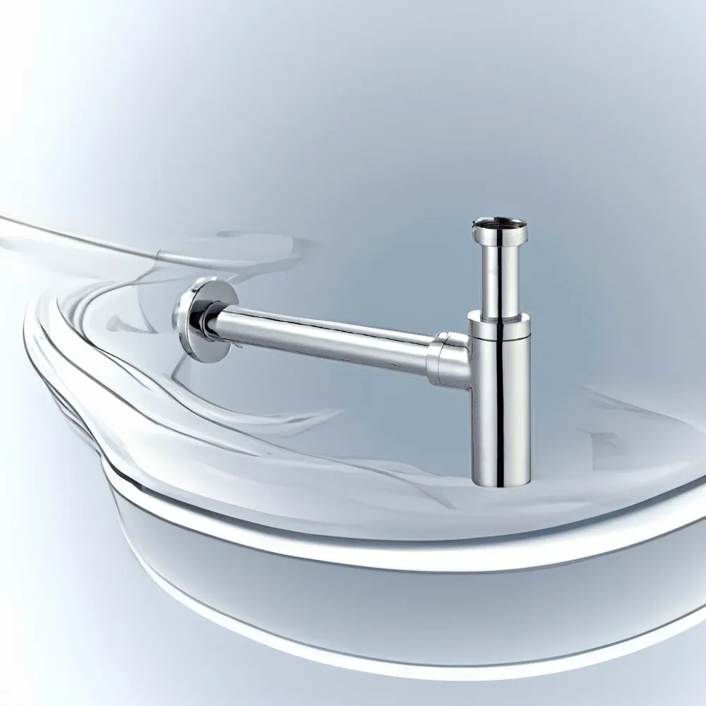 Sifone Per Lavabo "Lusso" Modello Tondo 32X250 - 1"1/4