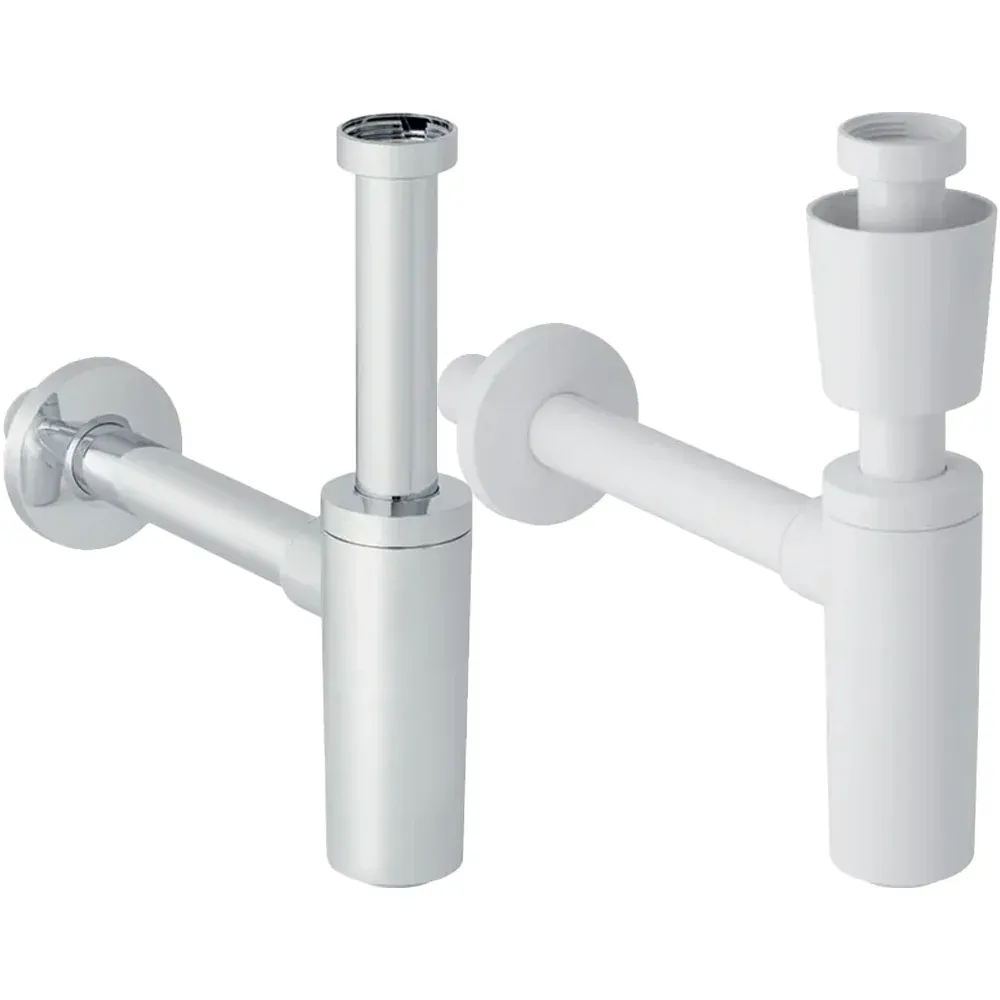 Sifone Per Lavabo Vista Ø 40X1"1/4 Bianco