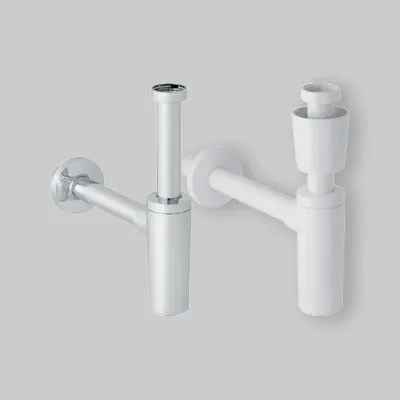 Sifone Per Lavabo Vista Ø 40X1"1/4 Cromato