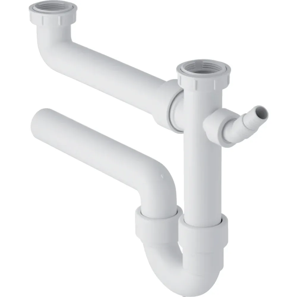 Sifone 2 Vie Per Lavello 1" 1/4 X 40