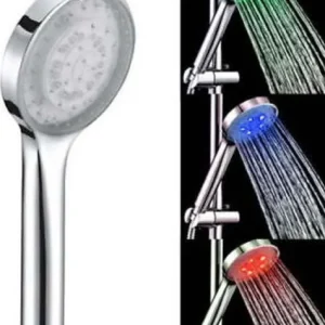 Soffione Doccia Con Luci Led Che Cambia Colore Con La Temperatura Acqua