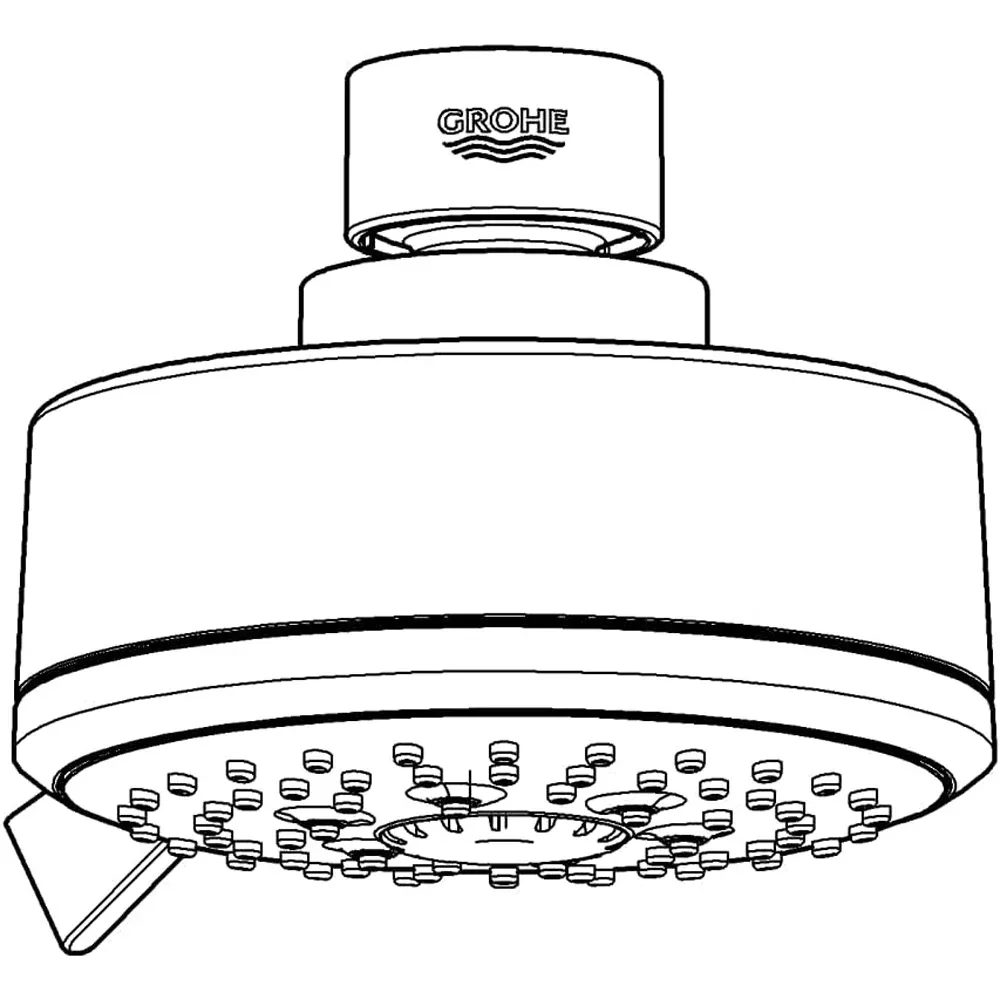 Soffione Doccia New Tempesta Cosmopolitan Ø 100 4 Getti