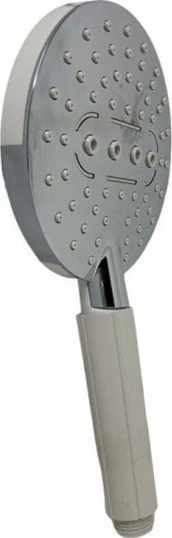 Soffione Doccia Vasca Getto Regolabile Abs Sistema Anticalcare Attacco 1/2 59172