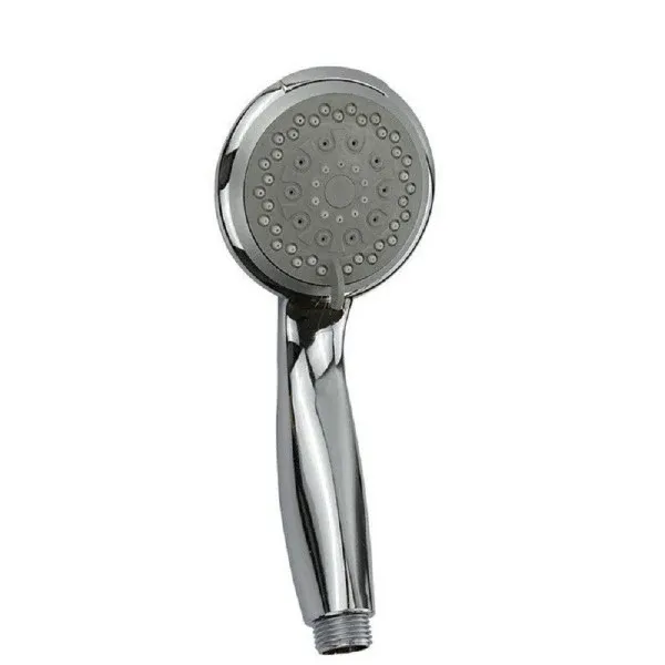 Soffione Doccia Vasca Multigetto Abs Cromato Grigio Sistema Attacco 1/2" 69343