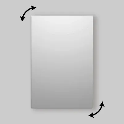Spacchio Da Bagno Rettangolare Filo Lucido 120 X 70 Cm