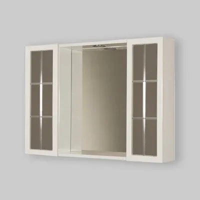 Specchiera Da Bagno Rio 2 Ante L.80 X H.60 X P.15 Cm