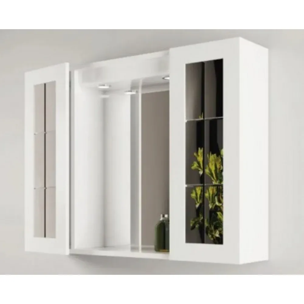 Specchiera Da Bagno Rio 2 Ante L.80 X H.60 X P.15 Cm