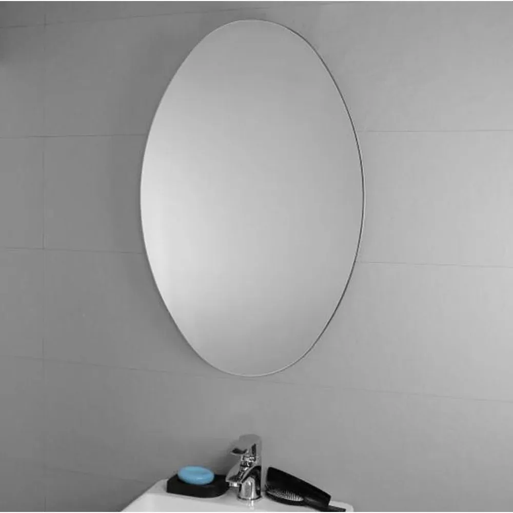 Specchio Da Bagno Ellisse 90 X 60 Cm