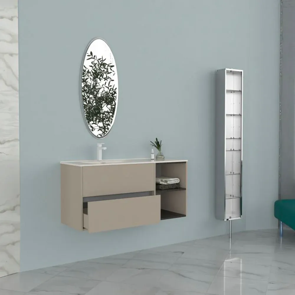 Specchio Da Bagno Ellisse 90 X 60 Cm