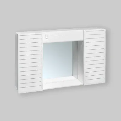 Specchio "Toilette" Cm 50 X 37 X 12