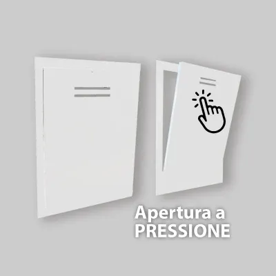 Sportello Copri Collettori Con Porta Pressione 700X400X20 Mm