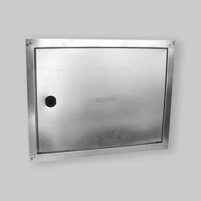 Sportello Per Contatore Acqua Zincato 400 X 500 X 20 Mm