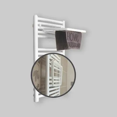 Stendino Per Termoarredo Richiudibile 330 X 490 X 4 Mm Bianco
