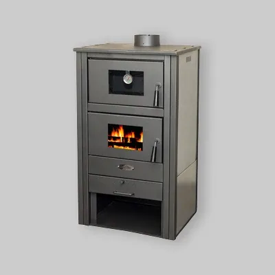 Stufa Legna Con Forno Gran Sasso Termo Robor Lux - 12 Kw